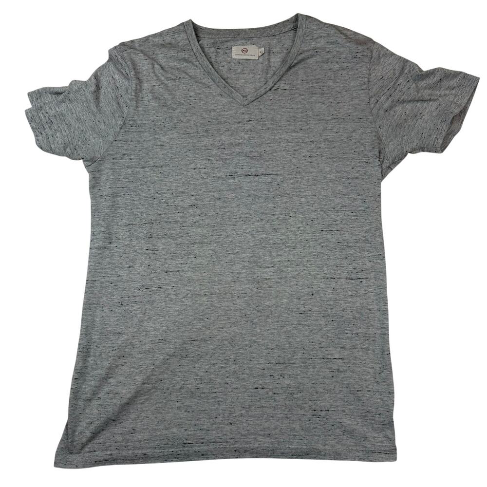 AG Adriano Goldschmied Gray V-Neck T-Shirt Medium